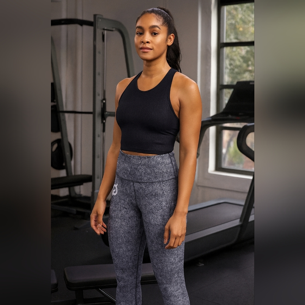 Peloton Blue Crop Leggings Size S